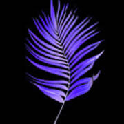 Purple Palm Leaf Design 159 Art Print