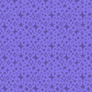 Purple Sparkles Pattern By Jen Montgomery Art Print