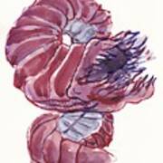 Purple Worm Art Print