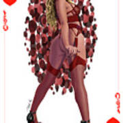 Queen Of Hearts Art Print