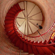 Race Point Lighthouse Stairs Art Print