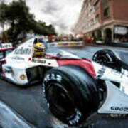 Racing 1989 Monaco Grand Prix Art Print