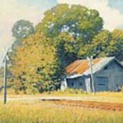 Railroad Crossing Art Print