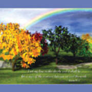 Rainbow Covenant Genesis Art Print