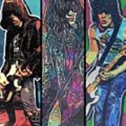 Ramones Pop Art Collage Art Print