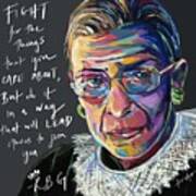 Rbg Legacy Art Print