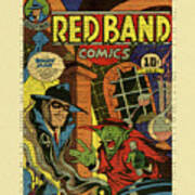 Red Band Comics Cover Art Print