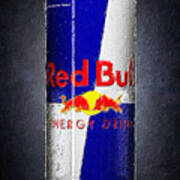 Red Bull Ode To Andy Warhol Can Art Print