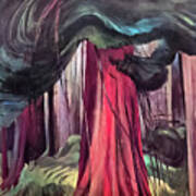 Red Cedar By Emily Carr 1933 Art Print