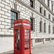 Red Telephone Box Art Print