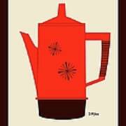 Retro Regal Coffee Percolator Art Print