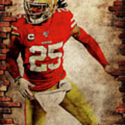 Ball George Kittle Georgekittle George Kittle San Francisco 49Ers Player George  Kittle Georgekrieger Poster by Wrenn Huber - Fine Art America