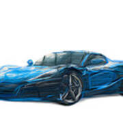 Rimac C Two Art Print