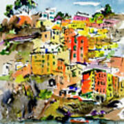 Riomaggiore Italy Cinque Terre Art Print