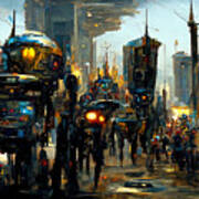 Robo-city, 05 Art Print
