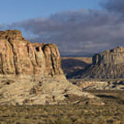 Rock Formations On A Landscape Art Print