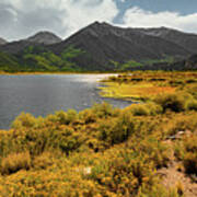 Rocky Mountain Summer At Blue Lake Art Print