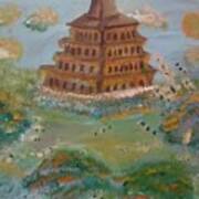 Rococo Pagoda Art Print
