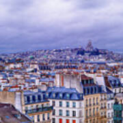 Rooftops Of Paris Art Print