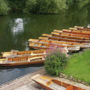 Row Boats In Bath Art Print
