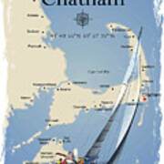 Sail Chatham Art Print