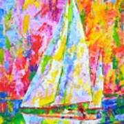 Sailboat 9. Art Print