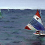 Sailing On Lake Erie Art Print