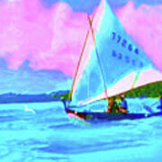 Sailing The Islands Art Print