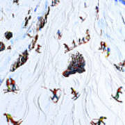 Saliure Meribel And Courchevel Art Print