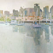 San Diego Bay, Harbor Drive Art Print