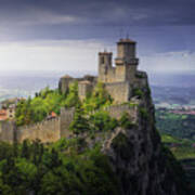 San Marino, Guaita Tower View Art Print