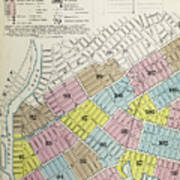 Sanborn Fire Insurance Map From Brooklyn, Kings County, Page 1 Art Print