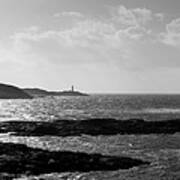 Sanna Bay Beach Ardnamurchan Peninsula Lighthouse Isle Of Rum Sc Art Print