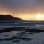 Sanna Bay Beach Ardnamurchan Peninsula Sunset Scotland Art Print