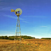 Santa Rosa Plateau Windmill Art Print