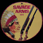 Savage Arms Vintage Sign Art Print
