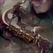 Saxophone Art Print