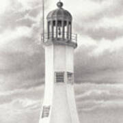 Scituate Light Art Print