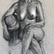 Seated Nude Art Print