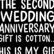 pc_154429_1 3dRose 2nd Wedding Gift-Cotton Celebrating 2 Years Together-Second Anniversaries Two yrs-Pillow Case 16-inch 