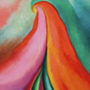 Series I. No 1 - Vivid Colorful Abstract Modern Painting Art Print