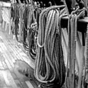 Ship Ropes Art Print