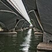 Singapore Bridge Art Print