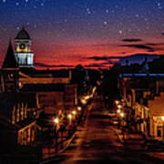 Sleepy Little Town Of Jonesborough Oil Painting Art Print