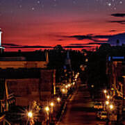 Sleepy Little Town Of Jonesborough Panorama Art Print