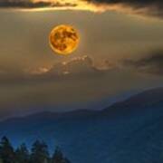 Smoky Mountains Sturgeon Moon Art Print