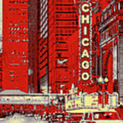 Snow In Chi Town Art Print