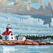 Snug Harbour Range Rear Lighthouse Art Print