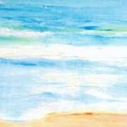 Soft Beachy Feel Abstract Art Print