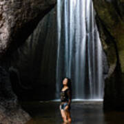 Soliloquy - Tukad Cepung Waterfall, Bali, Indonesia Art Print